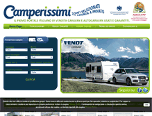 Tablet Screenshot of camperissimi.it